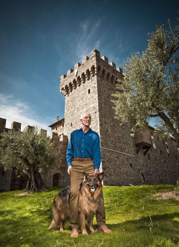 Dario Sattui, Owner and Founder of Castello di Amorosa, Calistoga CA