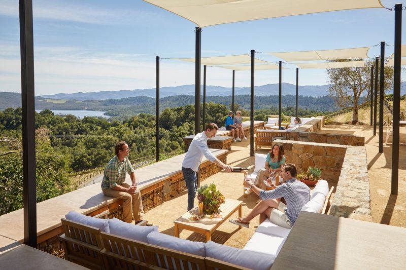 Amizett Winery. Napa Valley. New Outdoor Tasting Experience