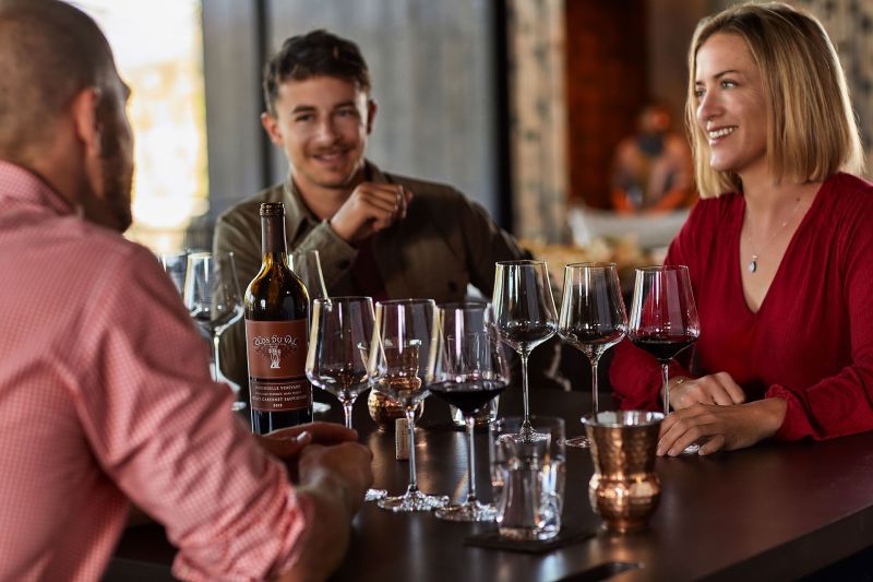 Clos du Val Winery Lifestyle - Friends and Family Wine Tasting