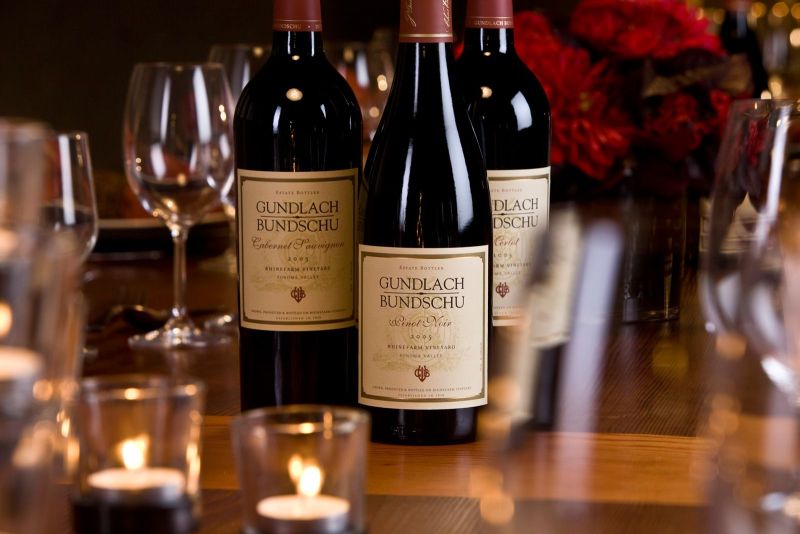 Gundlach Bundschu Winery, beauty shot, Sonoma CA.