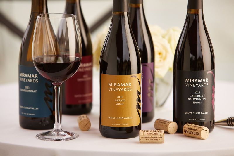 Miramar Vineyards. Santa Clara Valley. California.