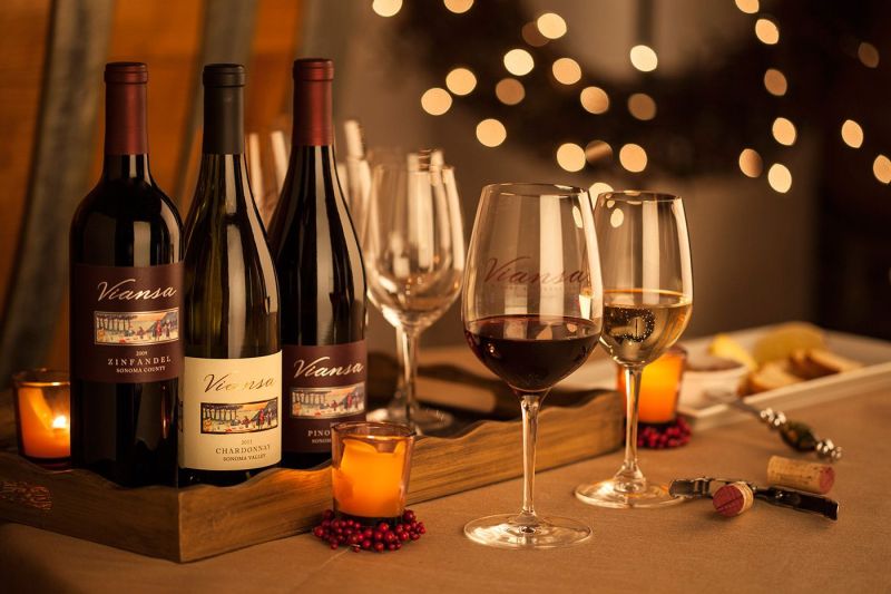 Viansa Holiday Group Shot. Sonoma CA