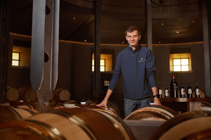 Bastien Lucas Winemaker at Marciano Estate