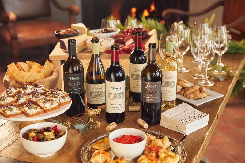 Silverado Vineyards Wine Tasting Setup & Lifestyle